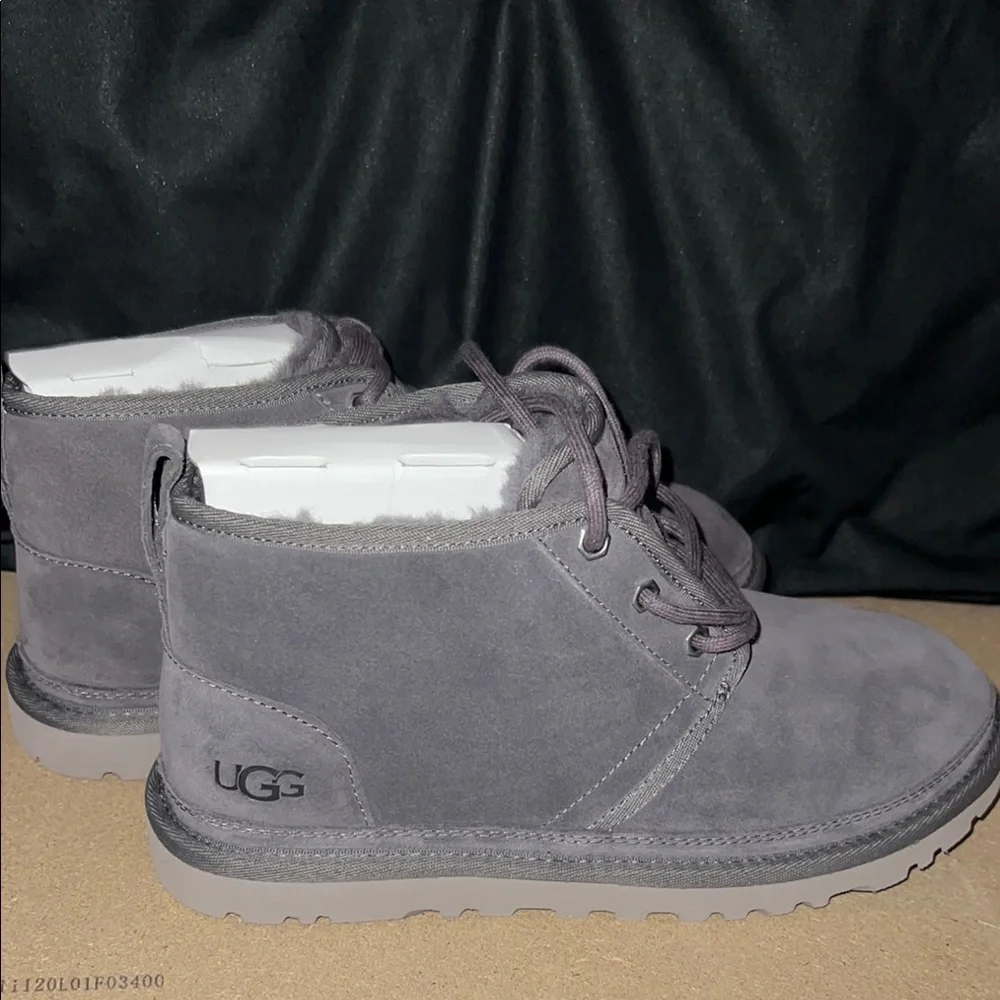 Men's Gray Suede Boots